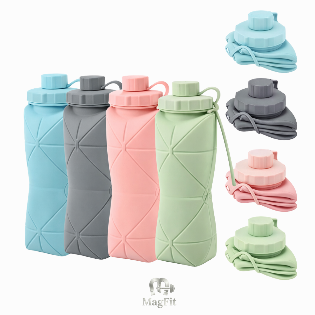 Magfit - בקבוק הסיליקון המתקפל והחכם