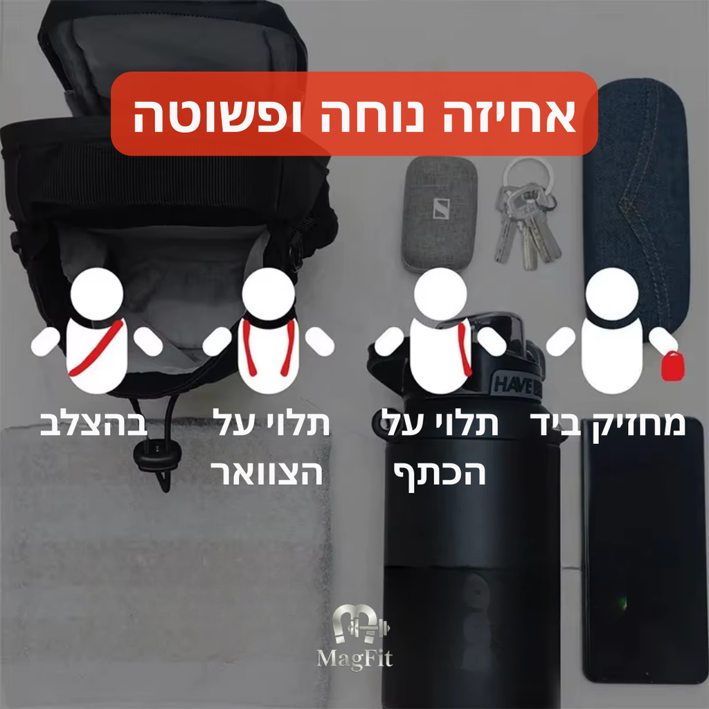 MagFit: הפתרון המגנטי ששומר על הטלפון והציוד שלך רחוק מהרצפה המלוכלכת